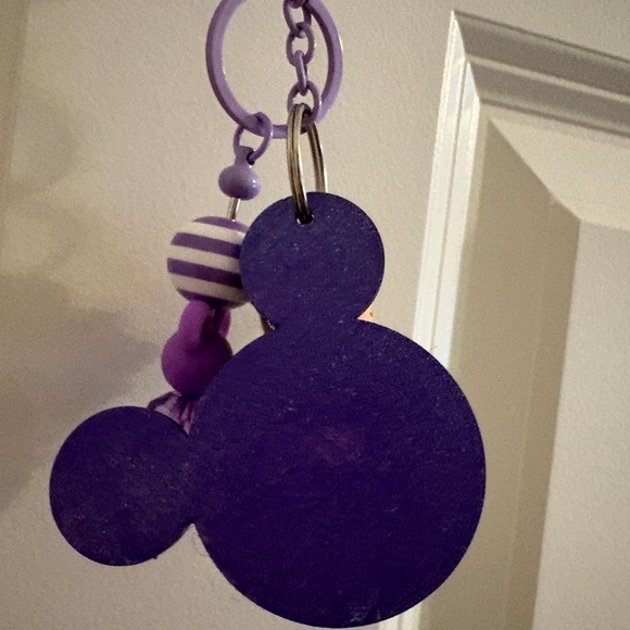 Sleeping Beauty Purple Bag Charm - Picture 2 of 2